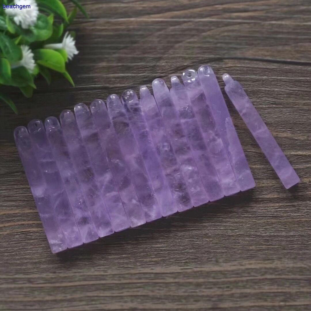 amethyst cylinder beads wholesale-2