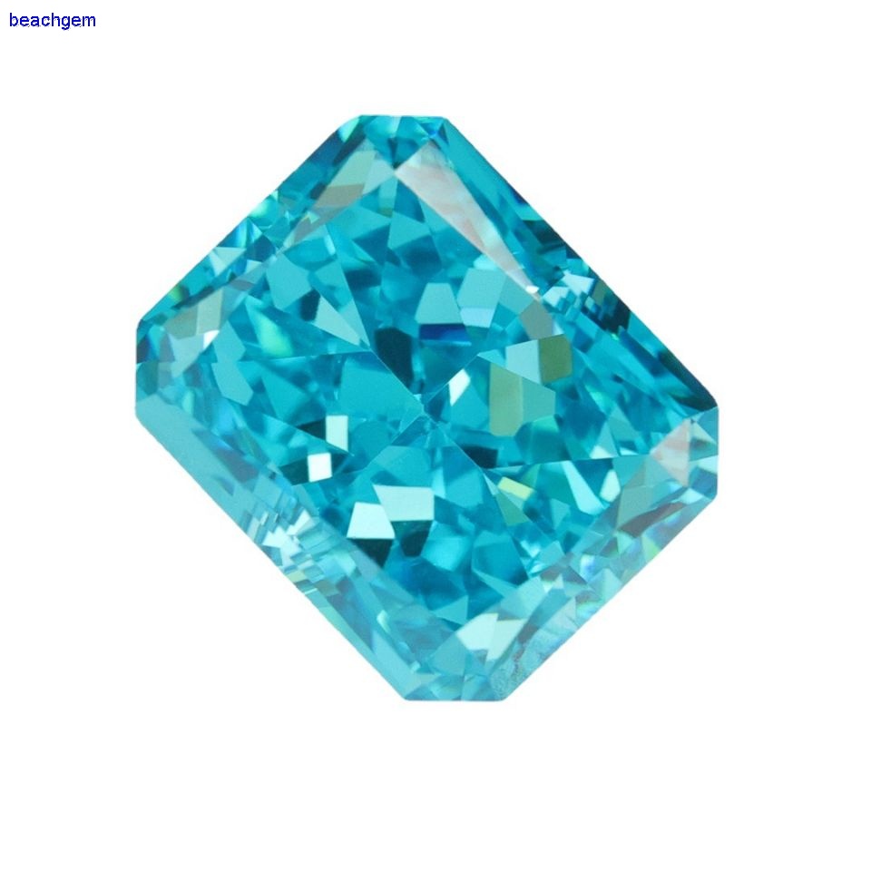 Ice Radiant cut cubic zirconia for jewelry setting